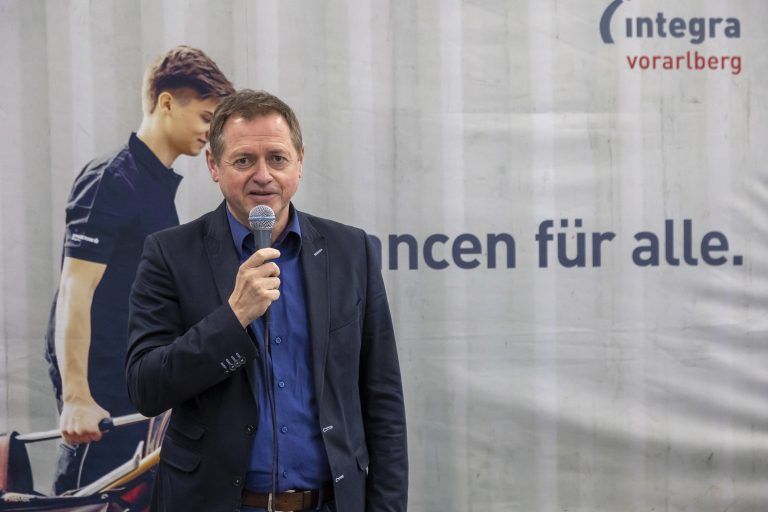 Georg Posch stellt sich als der neue Gesellschafter vor. <span class="copyright">VN/Paulitsch</span>