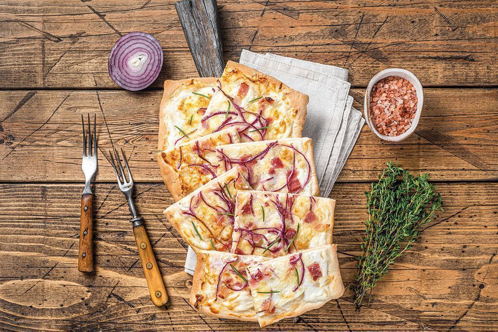 Nationalgericht Flammkuchen