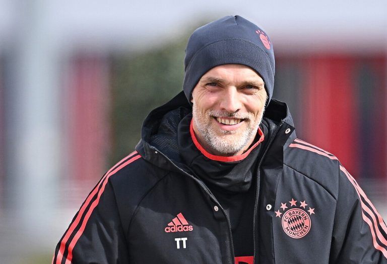 Vor dem Duell mit Ex-Klub Dortmund zeigte sich Tuchel in bester Laune.Gepa
