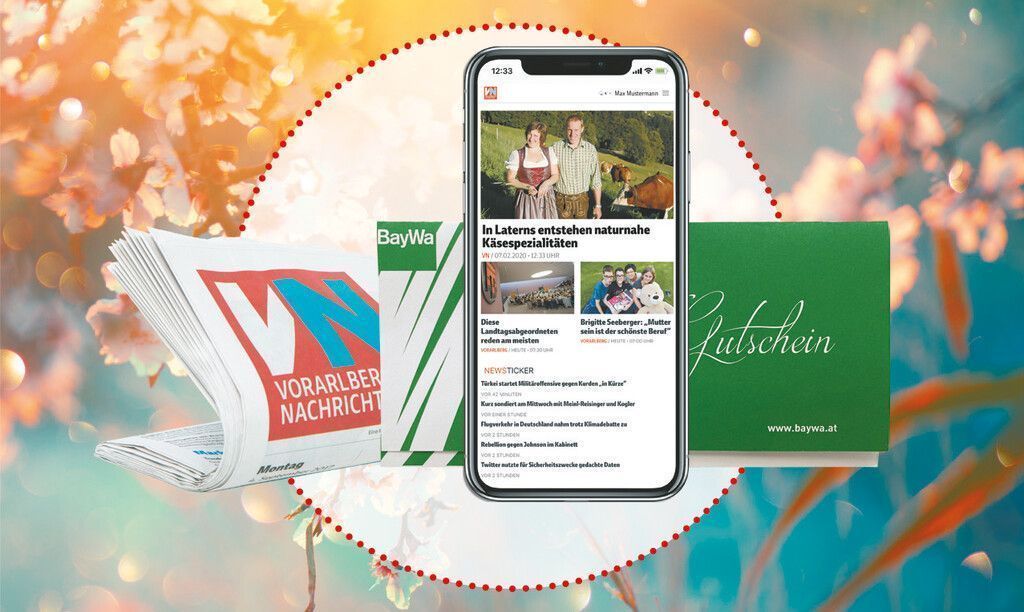 Jetzt neue VN-Leser werben und Gutscheine geschenkt bekommen