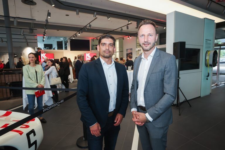 Patrick Fleisch (Russmedia) und Michael Selb ­(fidesda).