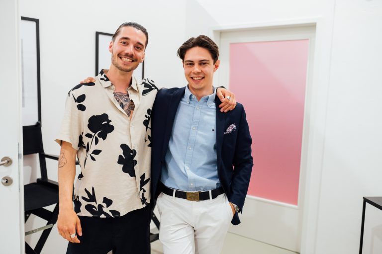 Raphael Sturm (r.) und See-Atelier Crew-Mitglied Dario Fink. <span class="copyright">EvaSutter</span>