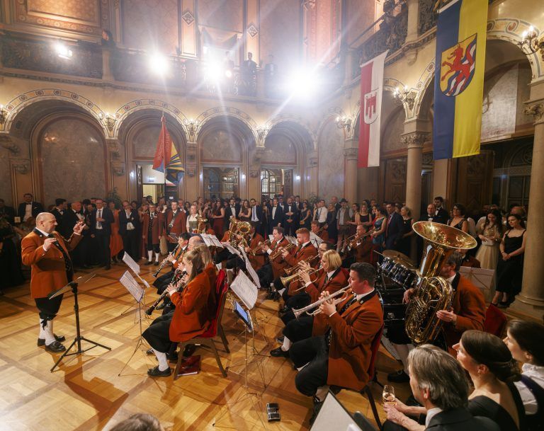 Die Bürgermusik Wolfurt sorgte für beste Stimmung.