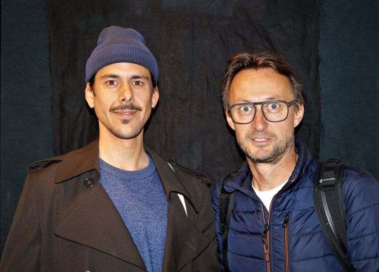 Alexander Stark und Fotograf Ivo Vögel gefielen die Arbeiten von Bianca Lugmayr