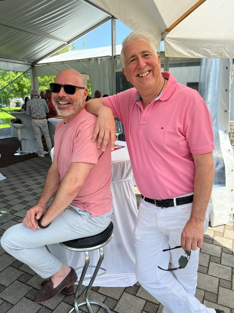 Architekt Roland Kautschitz und Günter Dalmonek amüsierten sich bestens.