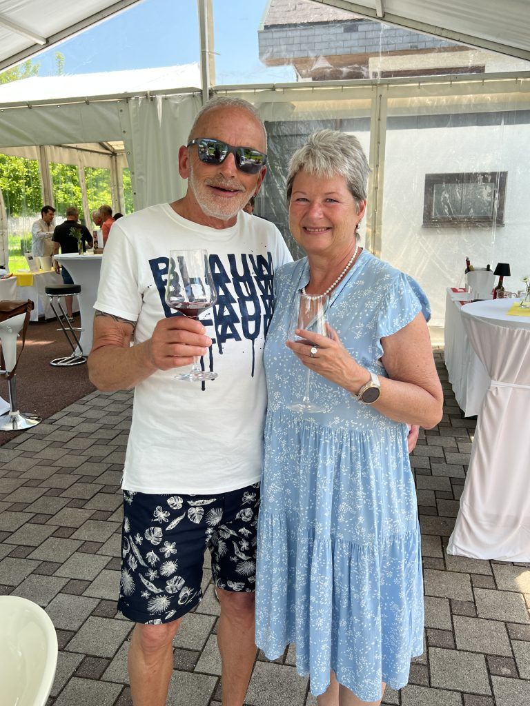 Brigitte und Gerhard Lins genossen das Ambiente.