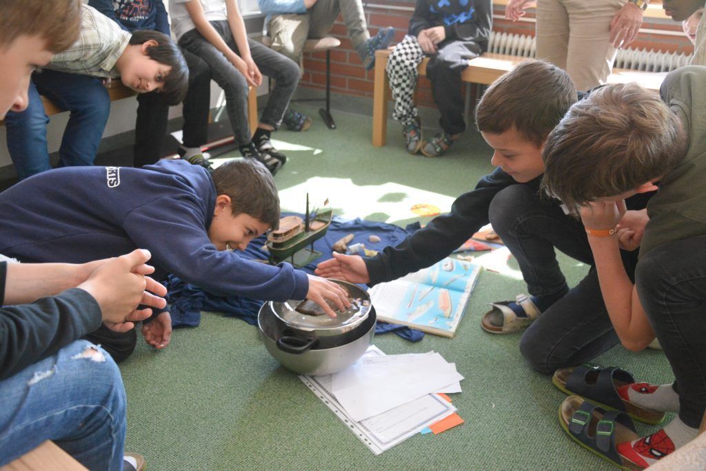 Wasser, Wind und Wolken – damit beschäftigten sich Lustenauer Schüler