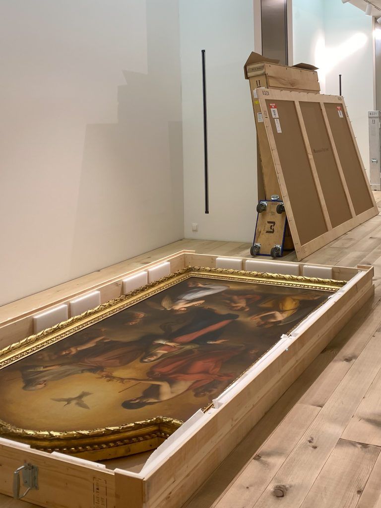Das Bild verlässt anlässlich der Sommerausstellung im Angelika Kauffmann Museum zum vierten Mal die Schwarzenberger Kirche.