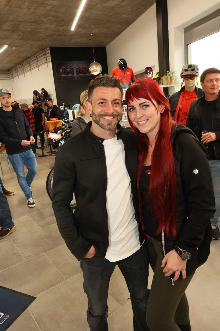 Donat Egger und Cynthia Treppa.