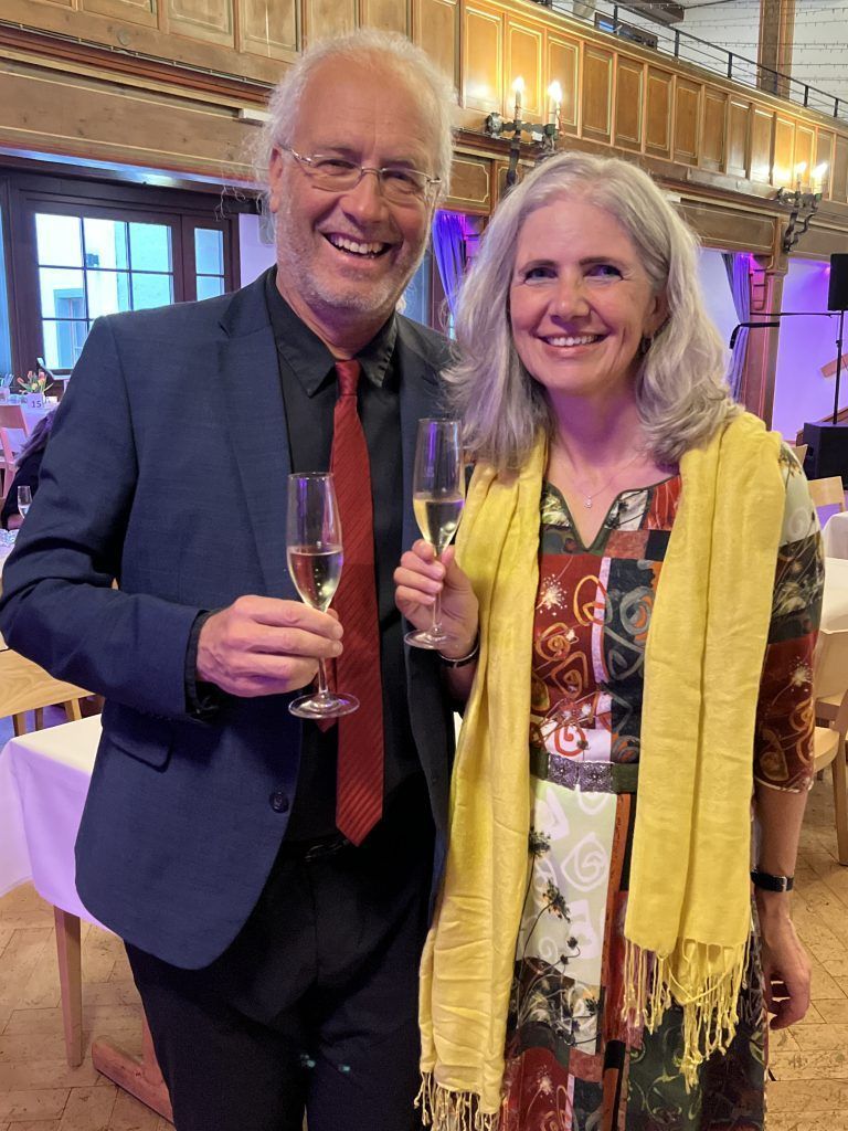 Heidi Truttenberger kam mit Jörg Purkhart.