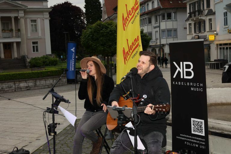 Tanja Gassner und Michael Pernull begeisterten als „Kabelbruch“.<br>