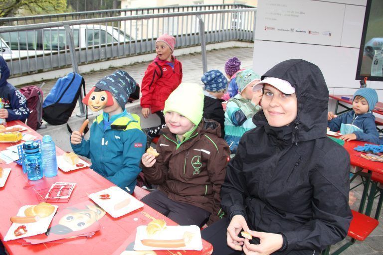 Nach dem sportlichen Teil gab es eine Stärkung.