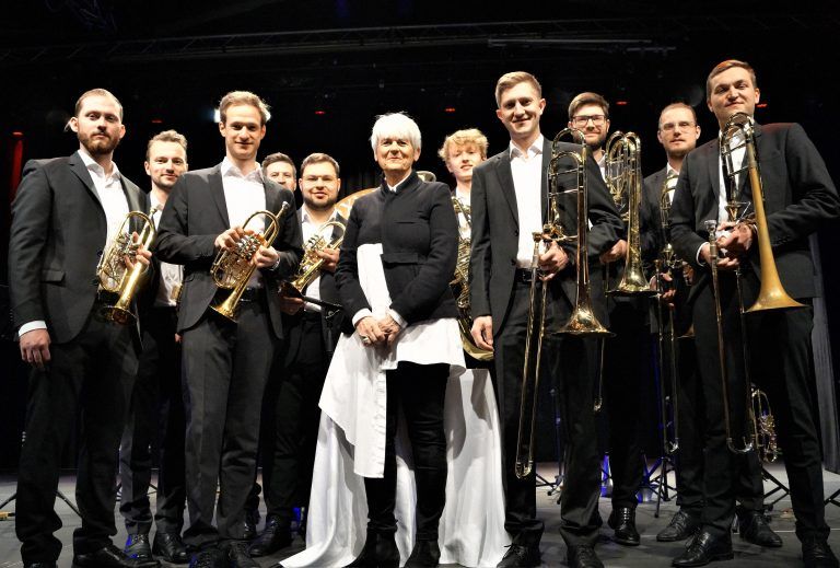 Lisbeth Bischoff wurde vom Austrian Brass Consort musikalisch begleitet. YAS