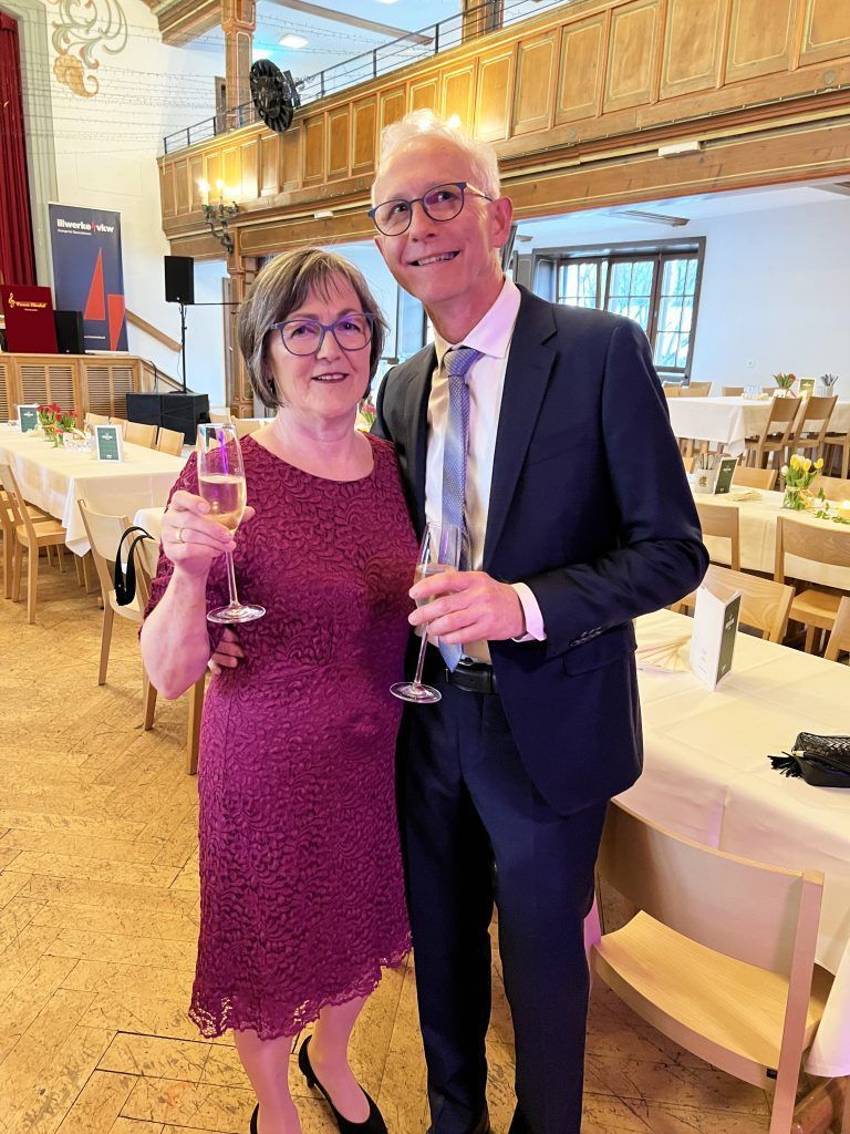 Mit dabei: Christine und Clemens Rhomberg.