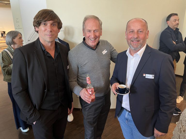 Mathias Tavernaro, Loek Versluis und Peter Bertole waren unter den Interessierten.