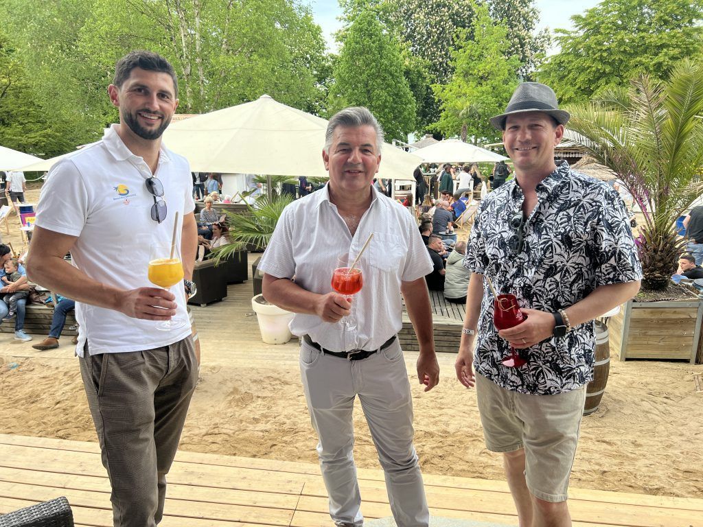 Das Wetter spielte bei der Beachbar-Eröffnung mit