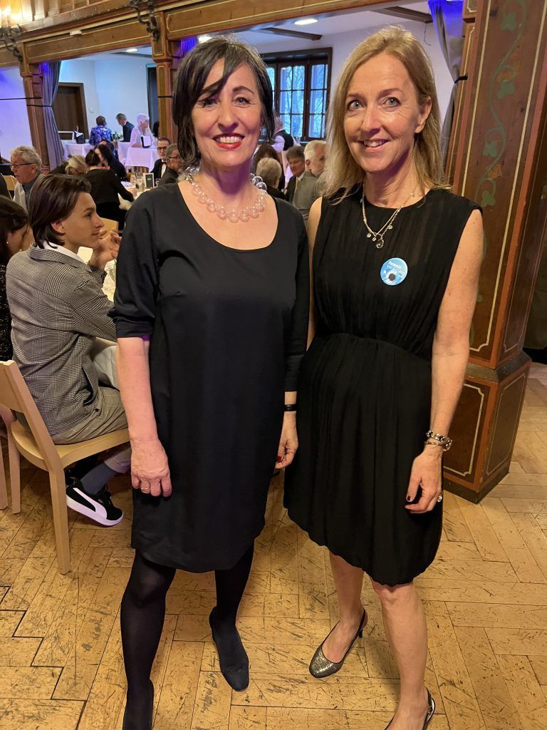 Ursula Fink und Sibylle Spiegel (Förderkreis).