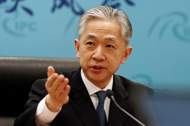 Außenamtssprecher Wang Wenbin fand deutliche Worte. Reuters