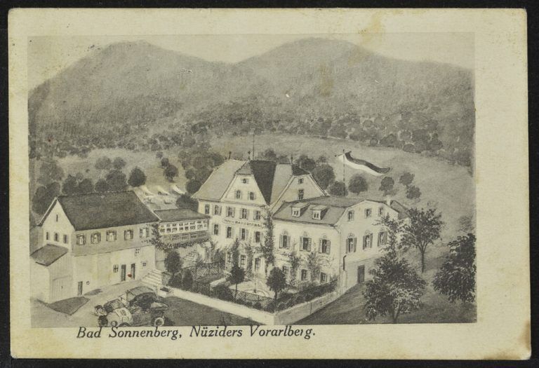 Bad Sonnenberg war schon 1927 eine Adresse für Kurgäste.