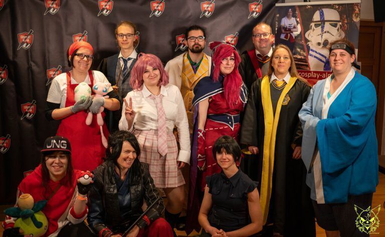 Der Cosplay Alpinverein bei der Gamesvention 2022.
