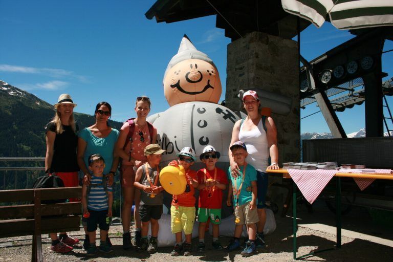 Diese Familie kam bei der Erstauflage der Sommerversion mit Kind und Kegel an den Kristberg und hatte mächtig Spaß.