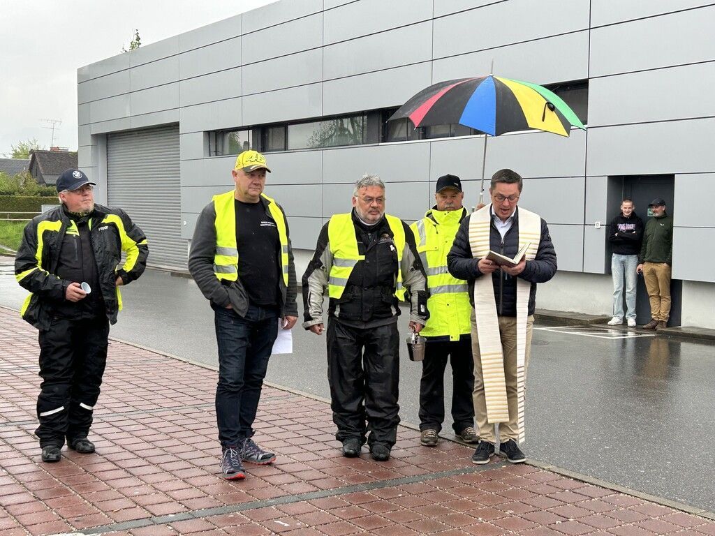 Dem Regen getrotzt