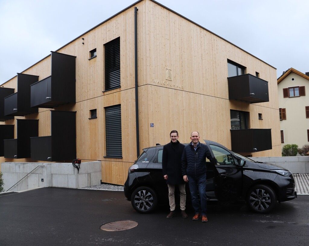caruso carsharing-Auto jetzt auch beim Walgauhaus