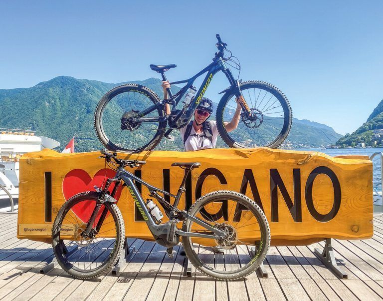 In Lugano gibt es viel zu entdecken. Das geht auch mit dem Fahrrad.