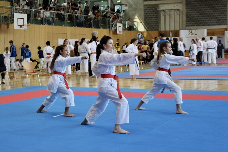 Irem, Leila und Mia (Kata-Team U12). KC Lustenau