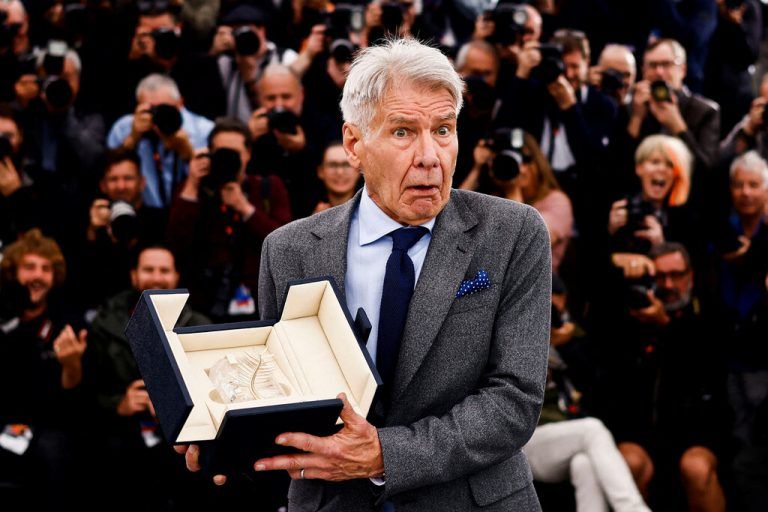 Mit Harrison Ford in seiner Rolle als Indiana Jones ist einer der größten Helden der Filmgeschichte nach Cannes zurückgekehrt. Dort erhielt er die Ehrenpalme. Reuters