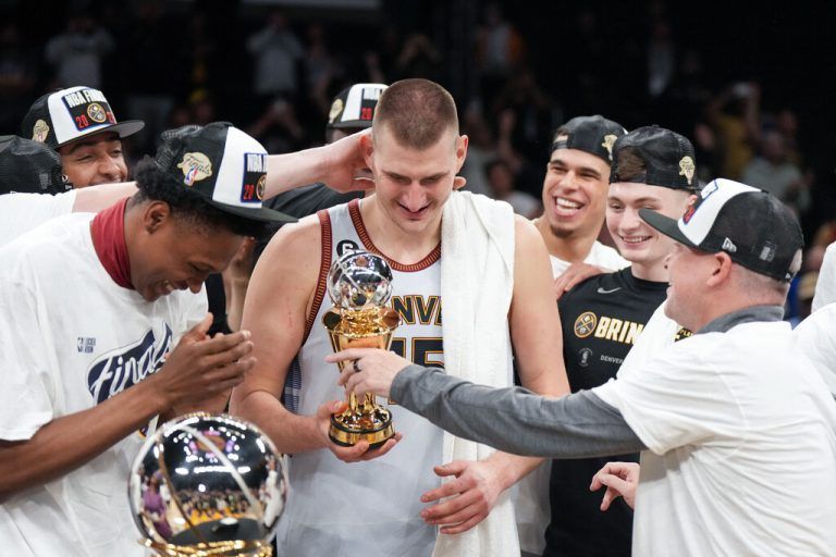 Nikola Jokic wurde zum wertvollsten Spieler der Serie ausgezeichnet.USa Today