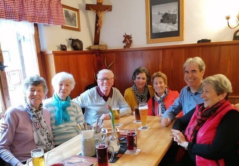 Obwohl das Wetter nicht mitspielte, war die Stimmung unter den Teilnehmern gut.PVÖ