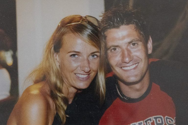 Ein Traumpaar. Markus Mader vor 22 Jahren mit seiner Frau Martina. „Irgendwie fand sie mich attraktiv“.