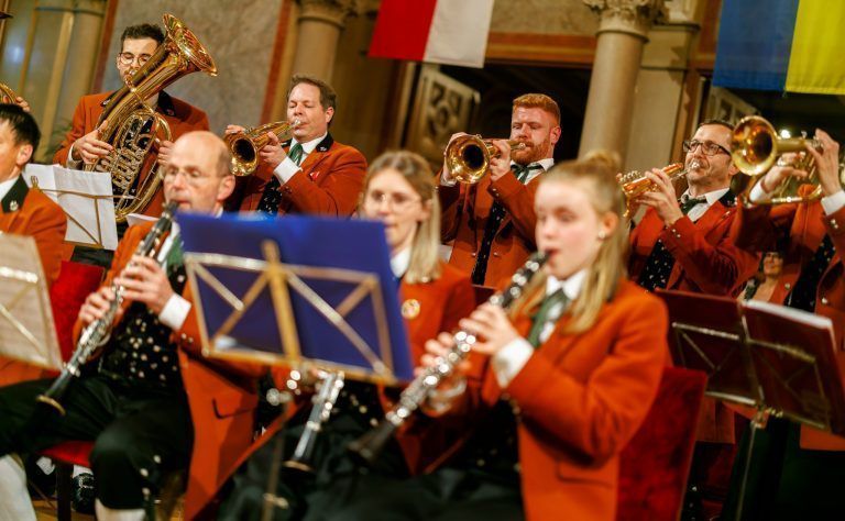 Mitternachtseinlage der Bürgermusik Wolfurt.