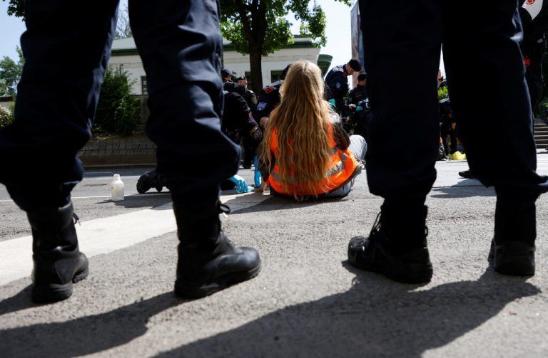 Trotz des Vorfalls am Mittwoch gingen die Proteste am Donnerstag weiter. Reuters
