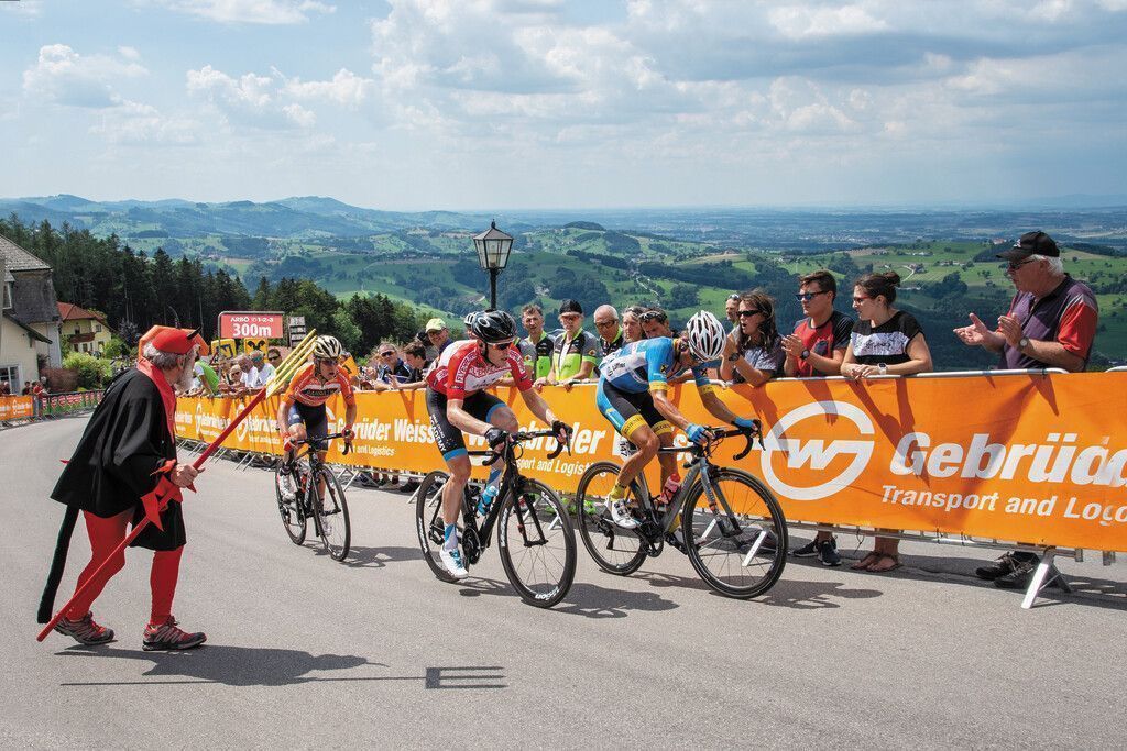 Als VIP beim Start der Tour of Austria in Dornbirn dabei sein