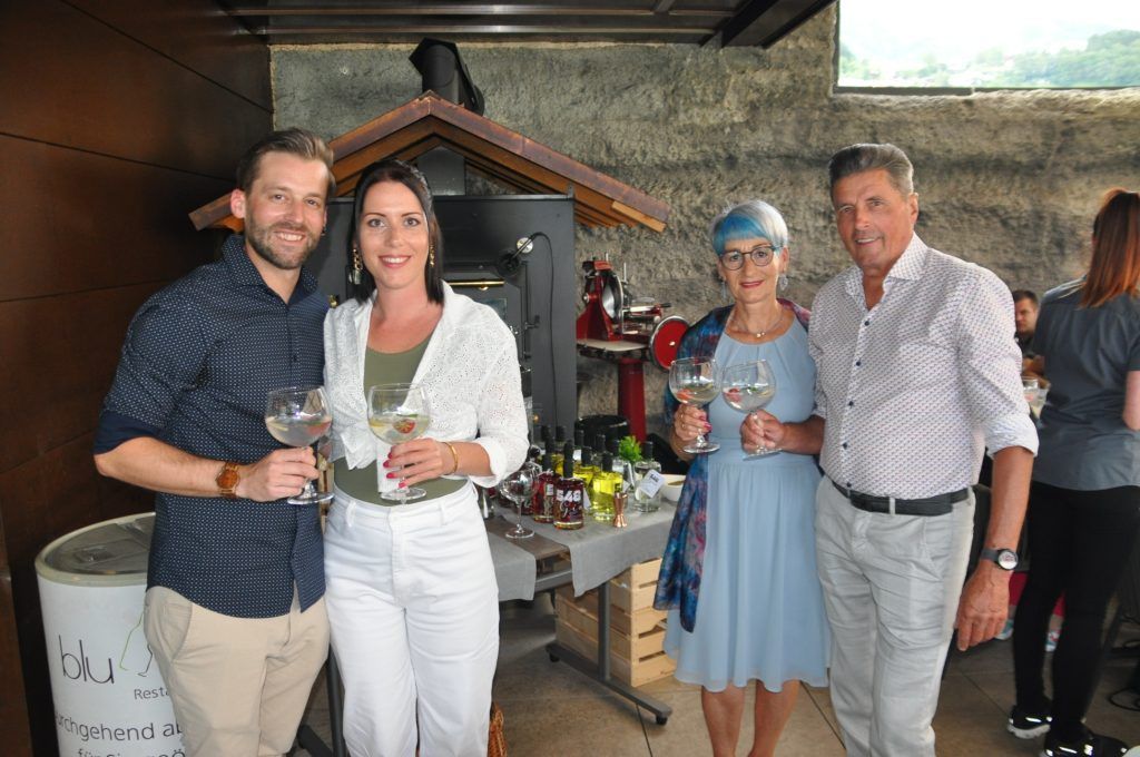 Mit Gin verfeinertes Menü im Blu-Thu in Bludesch