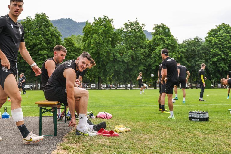 Beim Training herrschte eine gute Stimmung. <span class="copyright">Steurer</span>
