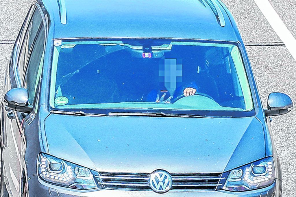 Ertappt: Handysünder in der VN-Fotofalle
