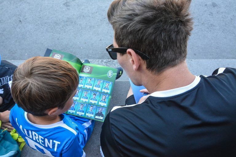Für die Kinder ist es ein Erlebnis, wenn sie sich selbst im Heft entdecken.