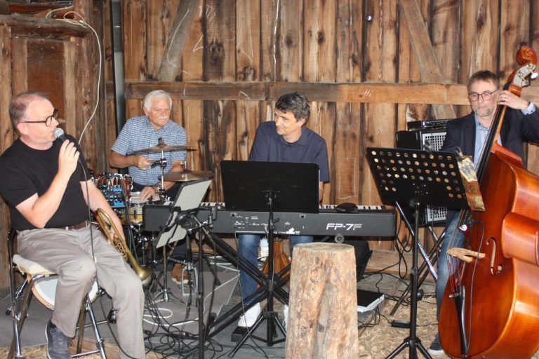 Im Gasthof Mohren kamen die Gäste in den Genuss stimmungsvoller Jazzmusik.