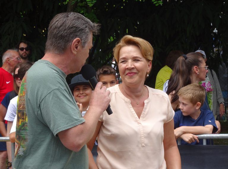 Bürgermeisterin Andrea Kaufmann im Interview mit Christoph Waibel.