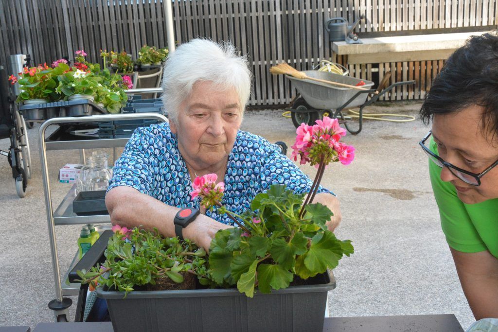 Im Lustenauer Schützengarten wird gemeinsam gegärtnert