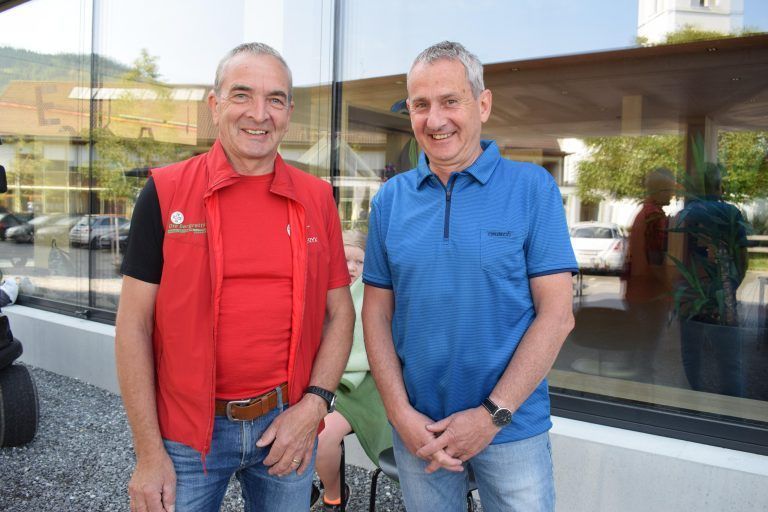 Moderator Josef Maurer und Direktor Melchior Schwärzler.