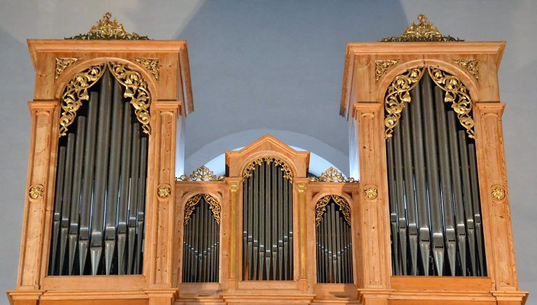 Die historische Schönach-Orgel wird im Rahmen der Buchpräsentation in Hittisau erklingen.