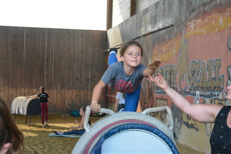Die Kür wird sorgsam eingeübt.