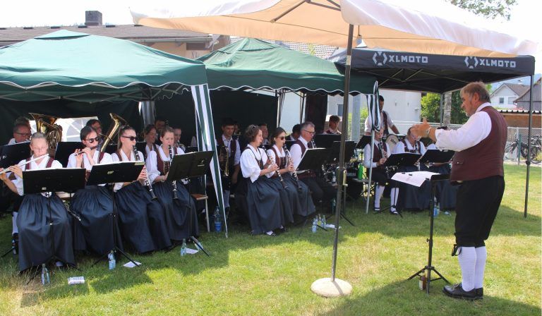 Traditioneller Partner der Hohenweiler Schützen ist der Musikverein Hohenweiler.<span class="copyright"> STP/4</span>