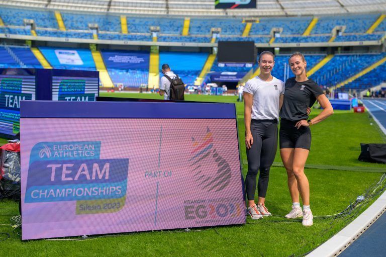 Wenige Tage nach den Europaspielen wird Isabel Posch (l.) bei der Athletissima in Lausanne und den World University Games in China im Einsatz sein.