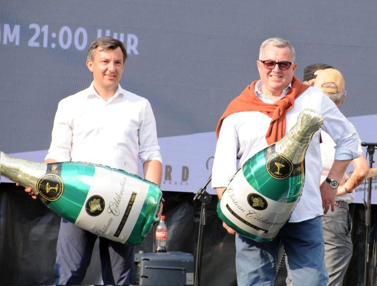 Eröffnung mit Bürgermeister Martin Staudinger und Wige-Chef Hans Wolff.