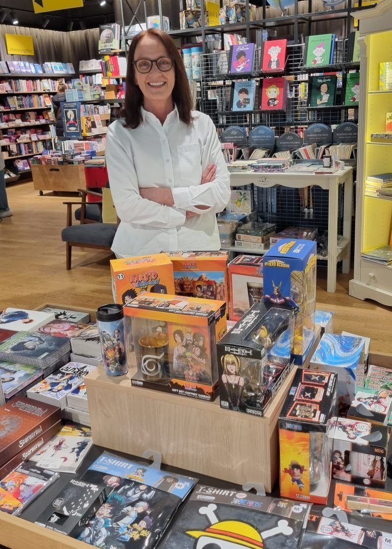 Seit 27 Jahren arbeitet Anita Figo bei DAS BUCH im Messepark. Seit zwei Jahren leitet sie die Buchhandlung.